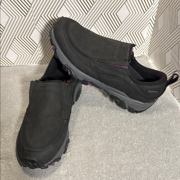 Merrell shoes 8 Merrell women’s coldpack ice+ moc wp clog vibram artic grip - Picture 1 of 15